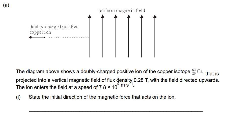 GCE A level exam question